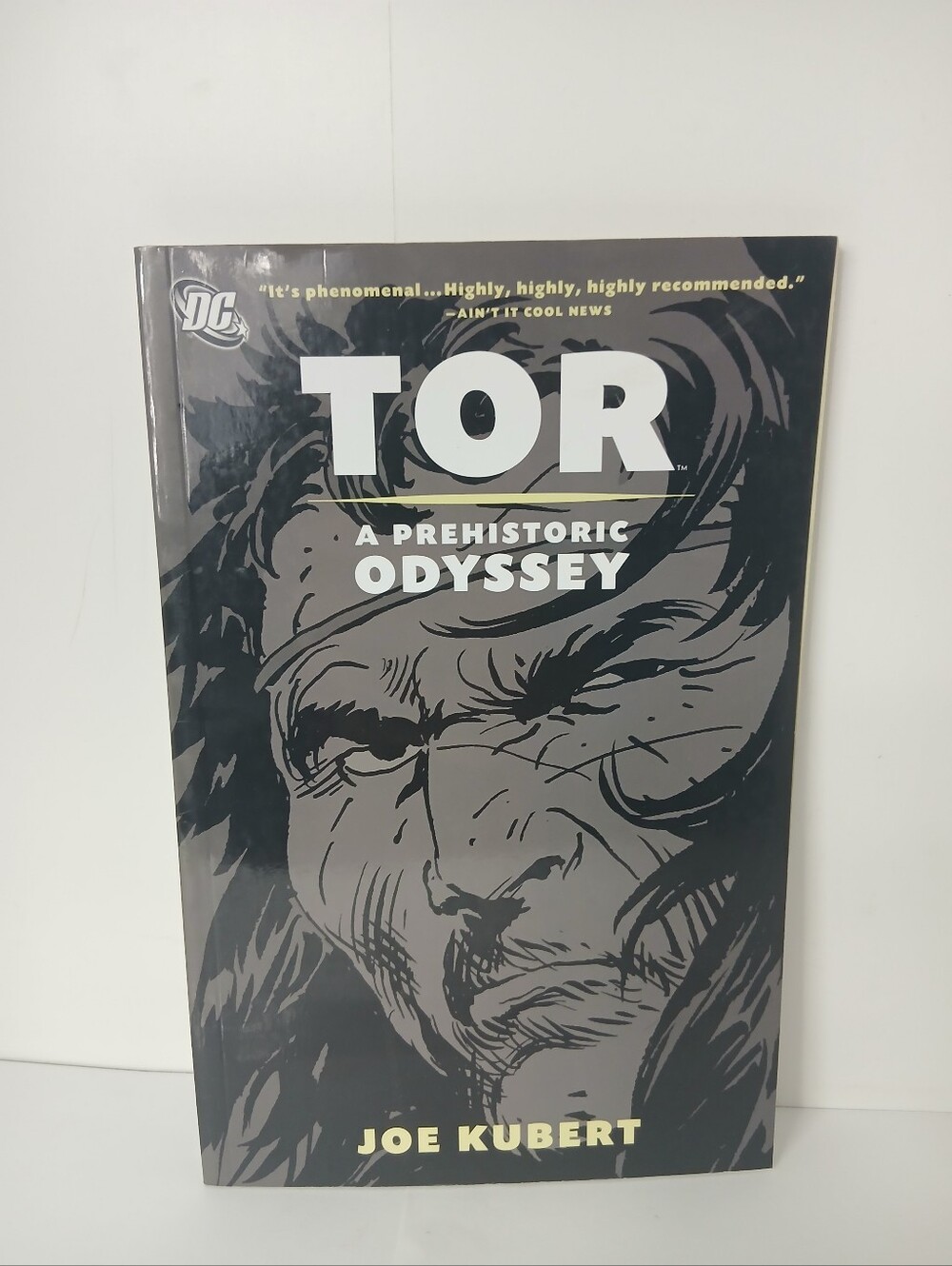 TOR: A Prehistoric Odyssey by Joe Kubert — Black & Gray Graphic Novel